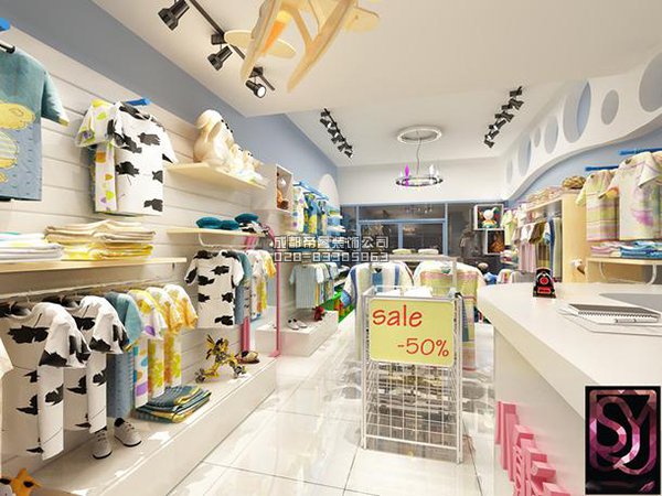 成都40平童裝店鋪如何裝修設(shè)計？