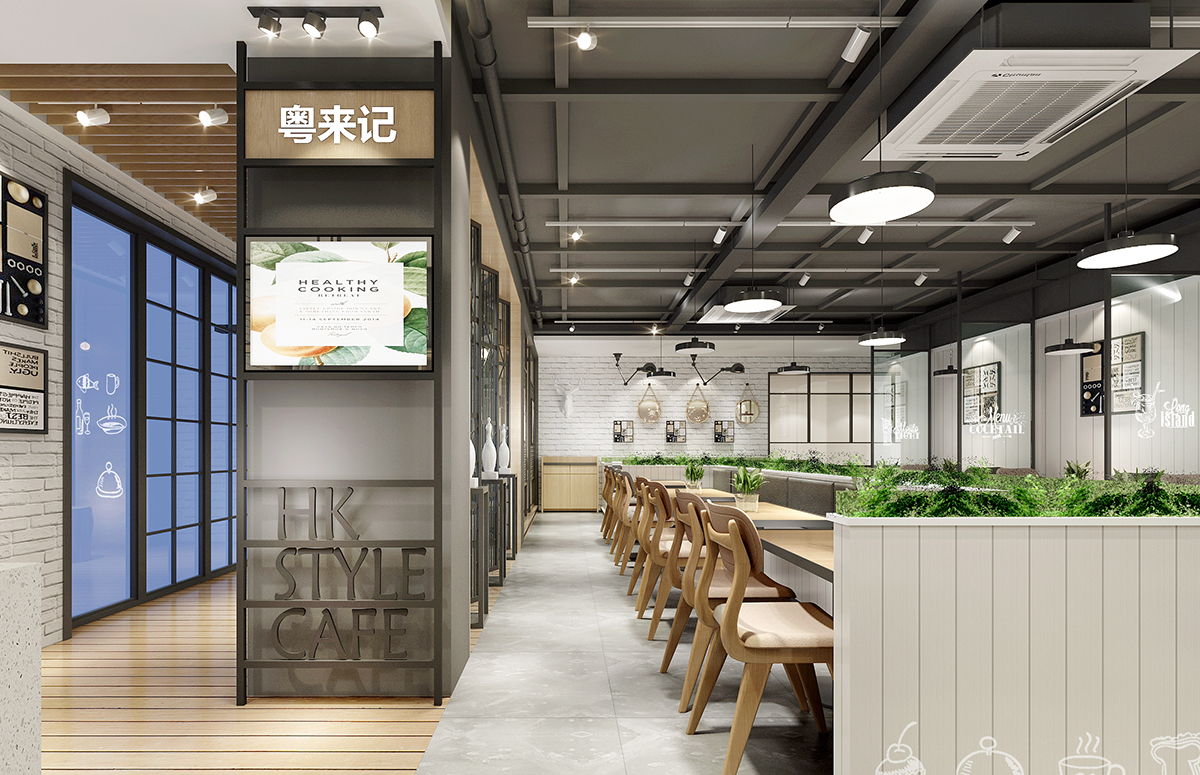 北歐風格餐廳設(shè)計效果圖